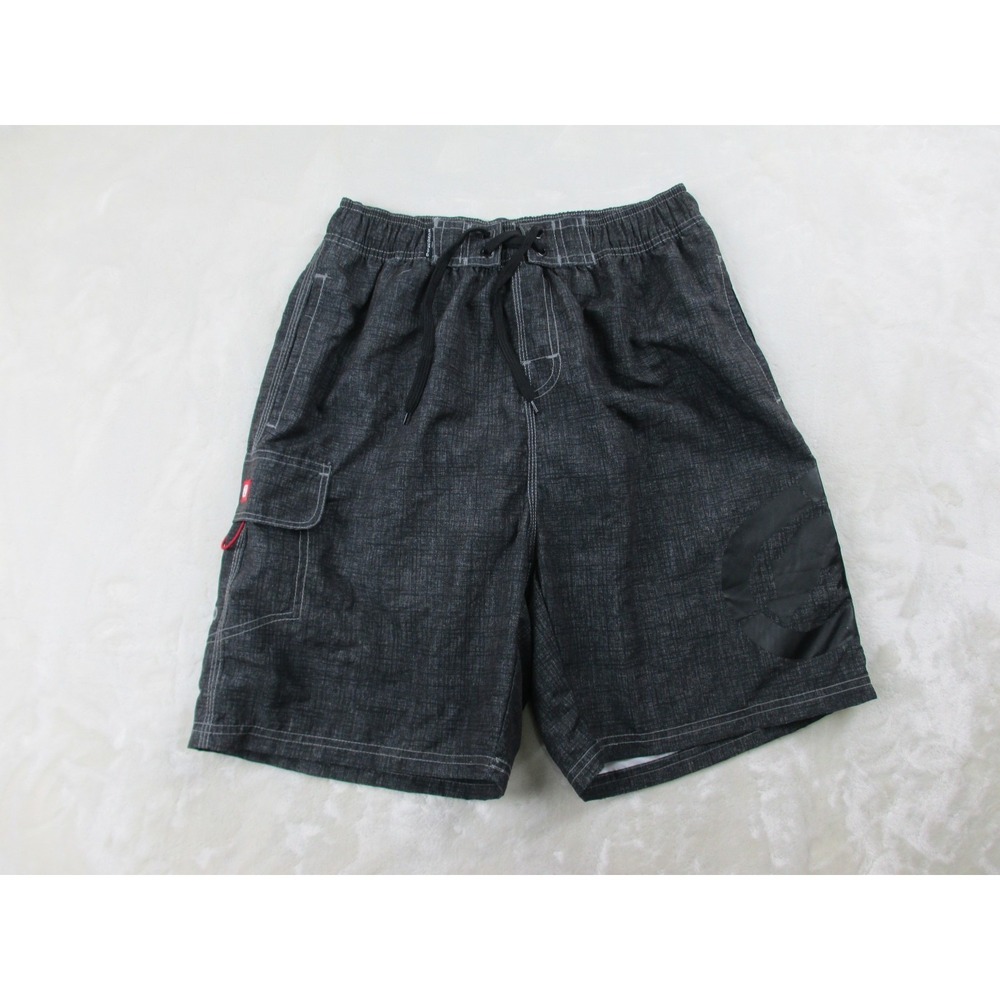 Ecko Unltd. Swim Trunks Mens Medium Black Board Shortsā Bathing Suit*